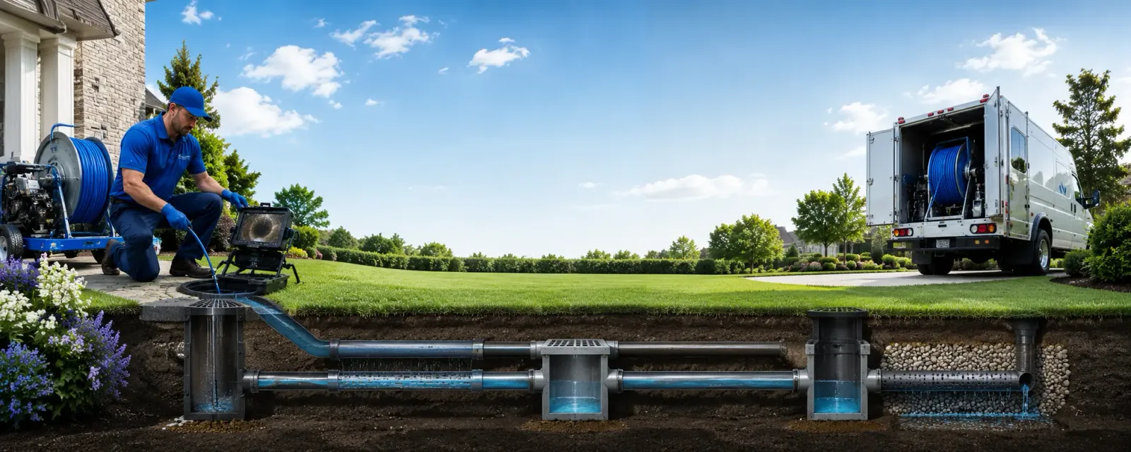 Outdoor drain cleaning information for Patch Grove, WI